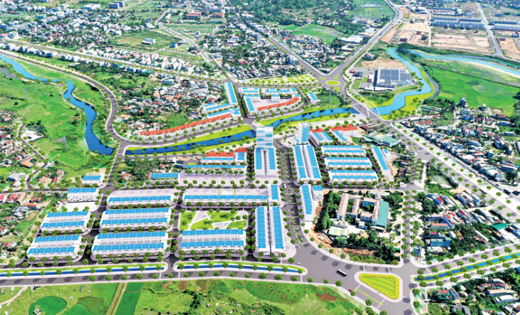 UBND tỉnh Quảng Ngãi có quyết định chấp thuận CTCP Đầu tư Thương mại và Bất động sản Thăng Long thực hiện dự án khu đô thị Bàu Giang.