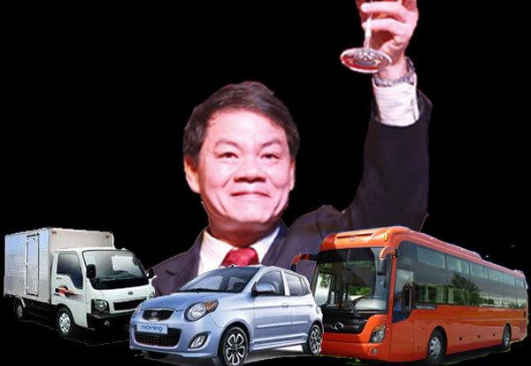 Tổng doanh thu hợp nhất mảng ô tô của Thaco là trên 90.000 tỷ đồng trong đó doanh thu dịch vụ là 5.200 tỷ đồng.