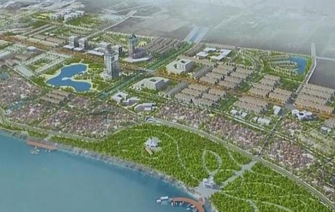 Khu đô thị mới tại xã Hoằng Quang và xã Hoằng Long, TP. Thanh Hóa có quy mô 175,9ha với tổng mức đầu tư gần 13.000 tỷ đồng.  