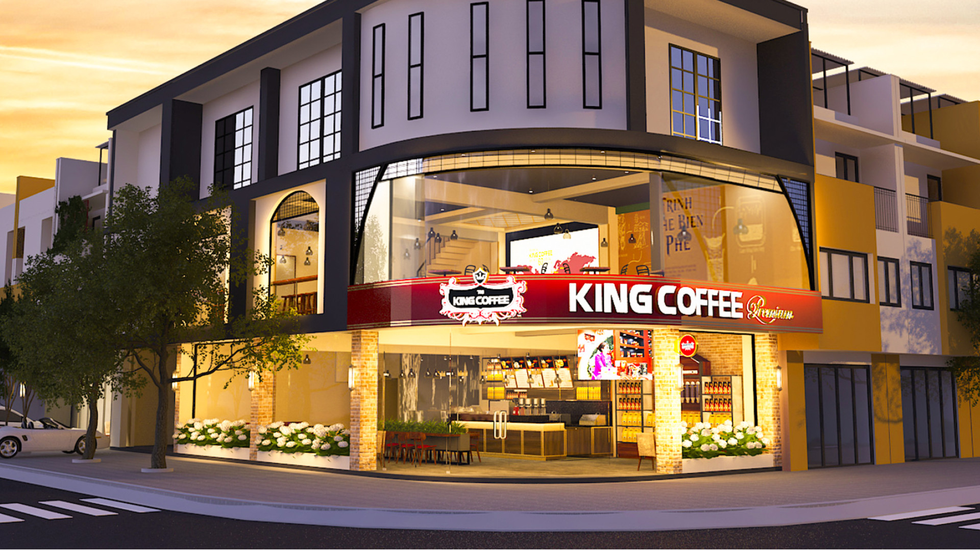 King Coffee đã được phân phối tại những hệ thống nổi tiếng như: Costco, Carrefour, LuLu Hypermarket, Amazon và Alibaba. 