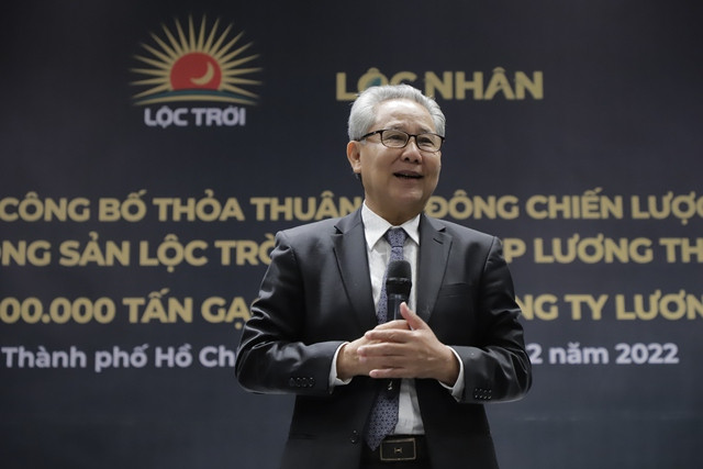 Ông Huỳnh Văn Thòn, Chủ tịch Tập đoàn Lộc Trời.