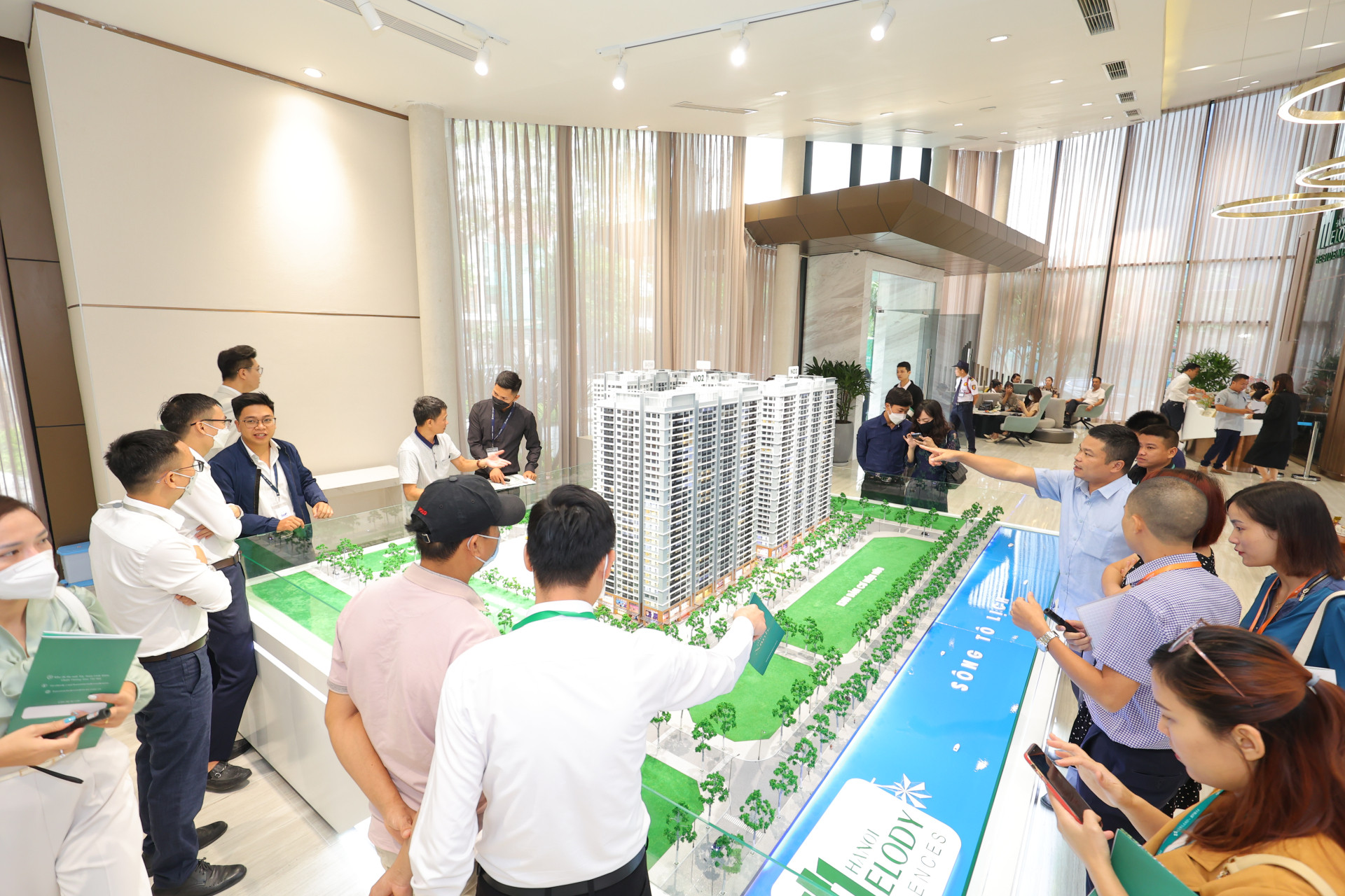 Tại thị trường Hà Nội, chung cư là dòng sản phẩm có mức quan tâm đạt mức dương 3% trong năm 2022. 