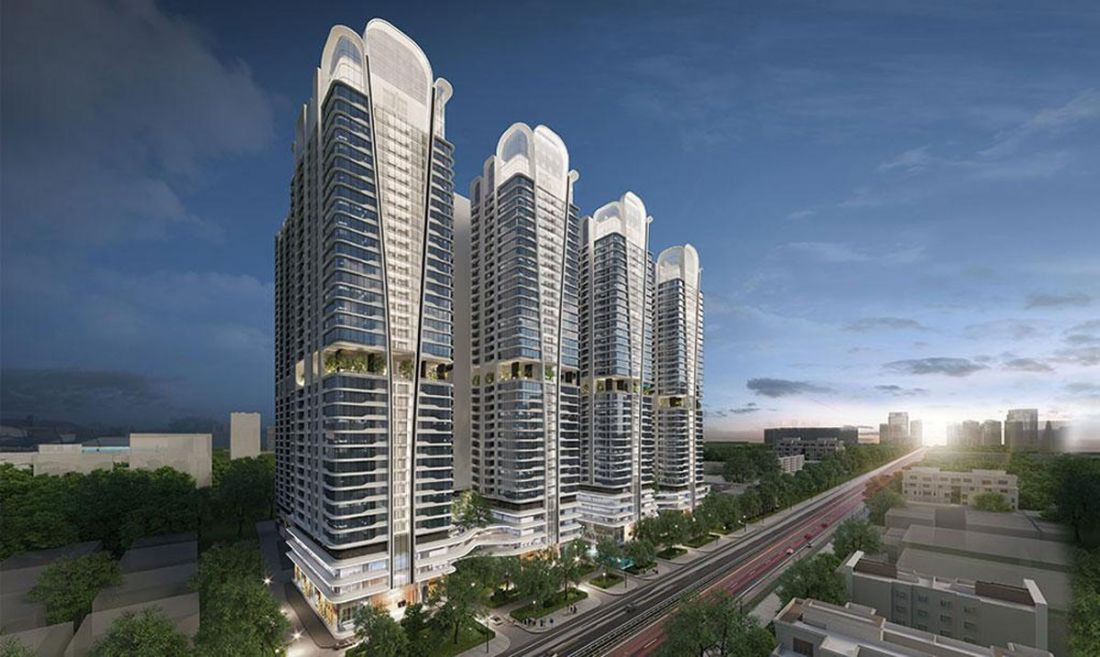 Dự án Astral City được công bố vào quý IV/2020 có quy mô hơn 4.000 căn hộ, 08 tòa tháp 40 tầng cao nhất tại Bình Dương.