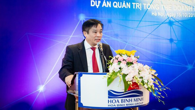 Ông Bùi Minh Lực, Chủ tịch kiêm Tổng giám đốc Tổng Công ty Hòa Bình Minh, doanh nghiệp vừa thâu tóm CMC.