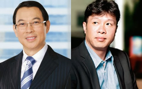  Ông Tony Tan Caktion (trái) và ông David Thái, những ông chủ mới của Phở 24. 