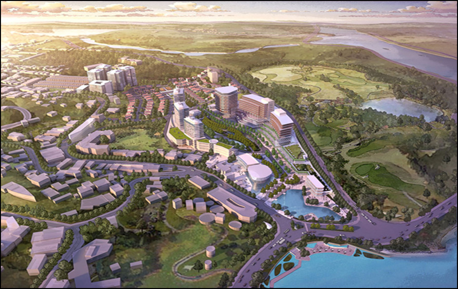 Dự án Khu đô thị Đại Ninh với tổng vốn 25.243 tỷ đồng được đầu tư trên diện tích đất 3.595 ha.