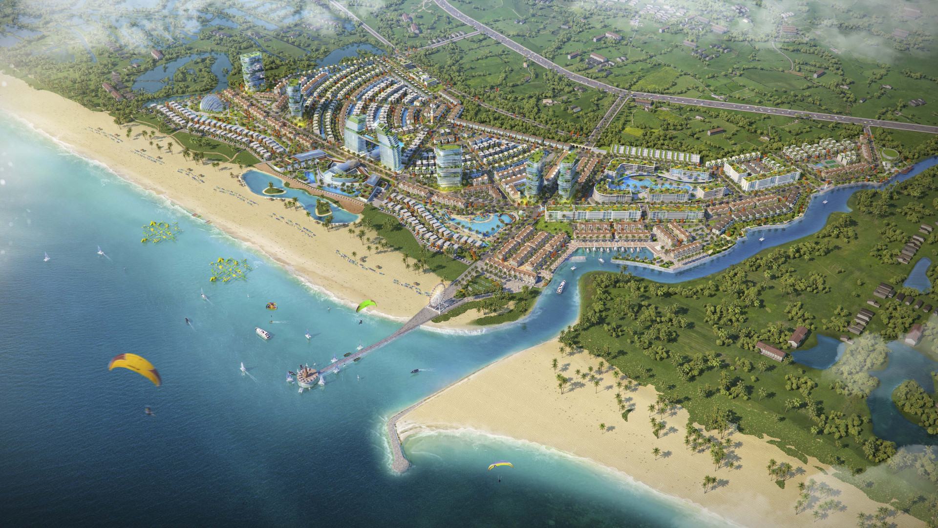 Venezia Beach là tổ hợp thương mại, giải trí, nghỉ dưỡng, và du lịch mang thương hiệu quốc tế 5 sao đẳng cấp tại Hồ Tràm - Bình Châu, có quy mô hơn 72ha, cung cấp ra thị trường 3.979 thương phẩm cao cấp với hơn 90% sản phẩm được sở hữu lâu dài.