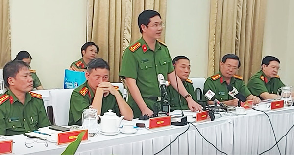 Thượng tá Phạm Văn Thành, Trưởng phòng Cảnh sát Kinh tế, Công an TPHCM thông tin thêm về các vụ án.