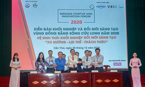 Lễ ký kết thỏa thuận hợp tác giữa Sở KH&CN Cần Thơ với các đơn vị