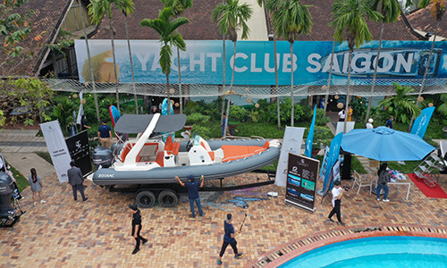 Yacht Club Saigon (YCS) được thành lập nhân dịp triển lãm và sẽ đi vào hoạt động từ ngày 1-2-2021. 