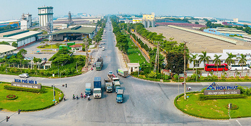 KCN Phố Nối A đã được cấp phép đầu tư diện tích 596.44 ha, nằm tại huyện Văn Lâm, huyện Yên Mỹ và thị xã Mỹ Hào.