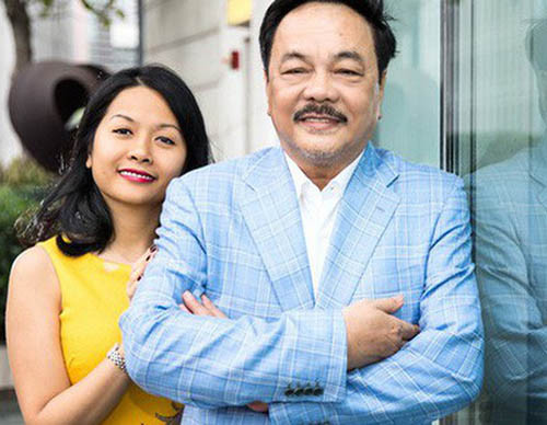Bà Trần Uyên Phương và cha mình, ông Trần Quí Thanh