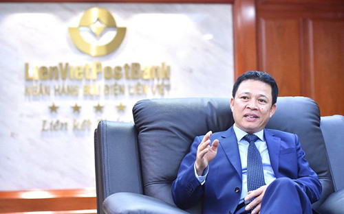 Ông Phạm Doãn Sơn, Tổng Giám đốc LienVietPostBank: “Chúng tôi kỳ vọng thu lời lớn từ sản phẩm bancassurance”.
