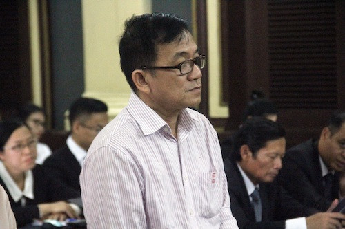 Bị cáo Trương Vui tại phiên toà ngày 16/8/2018