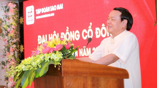 Ông Lê Thanh Thuấn, Tổng Giám đốc Tập đoàn Sao Mai.