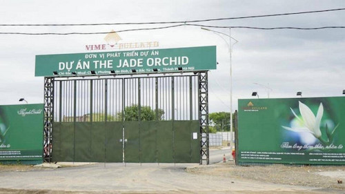 Dự án The Jade Orchid đang xây dựng hạ tầng nhưng được rao bán khắp các diễn đàn bất động sản