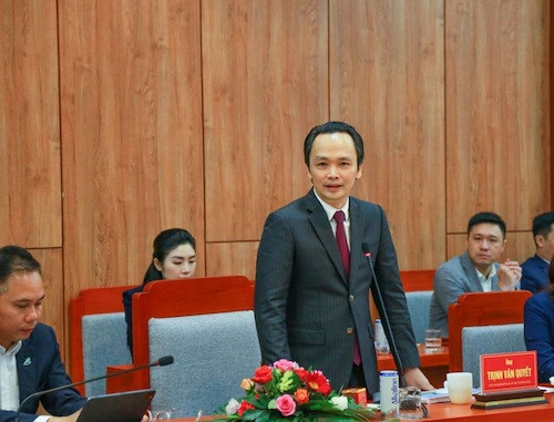 Ông Trịnh Văn Quyết, Chủ tịch HĐQT Tập đoàn FLC