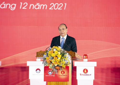 Chủ tịch nước Nguyễn XuânPhúc chúc mừng và chia sẻ tầm nhìn mới với Tập đoàn Vingroup 