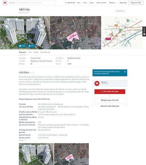 Bất chấp việc dự án chưa được công bố kết luận thanh tra, sàn Rever vẫn chạy quảng cáo bán căn hộ AIO City 