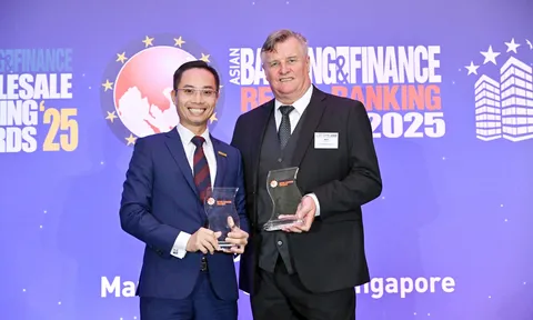 Nam A Bank nhận cú đúp giải thưởng quốc tế 