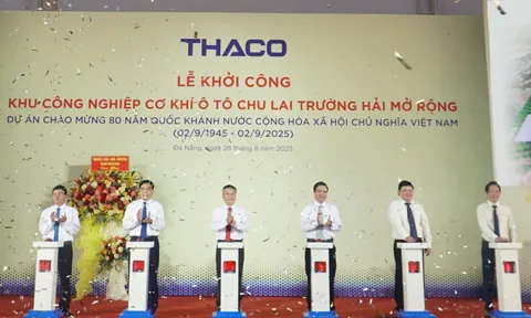 Thaco của tỷ phú Trần Bá Dương khởi công dự án KCN Cơ khí Ô tô Chu Lai với tổng vốn đầu tư gần 8.000 tỷ đồng
