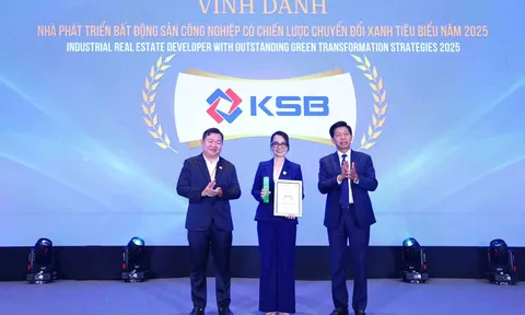 Khoáng sản và Xây dựng Bình Dương (KSB) nhận giải thưởng “Vì tương lai Xanh” năm 2025