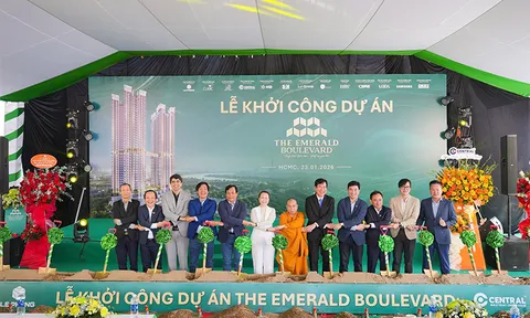 Lê Phong Group chính thức khởi công dự án Khu căn hộ cao cấp The Emerald Boulevard