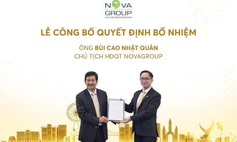 Ông Bùi Cao Nhật Quân làm Chủ tịch Hội đồng Quản trị NovaGroup