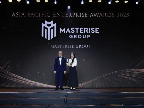 Chiến thắng “kép” tại giải thưởng doanh nghiệp châu Á 2025, Masterise Group khẳng định tầm vóc doanh nghiệp và thương hiệu quốc tế