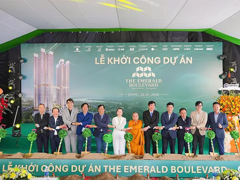 Lê Phong Group chính thức khởi công dự án Khu căn hộ cao cấp The Emerald Boulevard