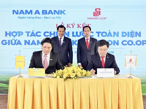 Nam A Bank và Saigon Co.op hợp tác chiên lược toàn diện:  Phát triển hệ sinh thái "Tài chính - Tiêu dùng - Thương mại"