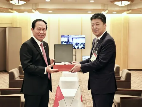 Phó Thủ tướng Lê Tiến Châu tiếp Chủ tịch kiêm Giám đốc điều hành Tập đoàn Nikkei